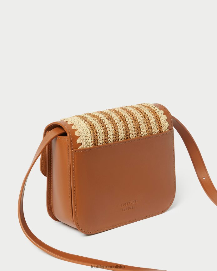Kvinder Loeffler Randall Kenton hæklet crossbody naturlig/brun/cognac poser P64XZ4328