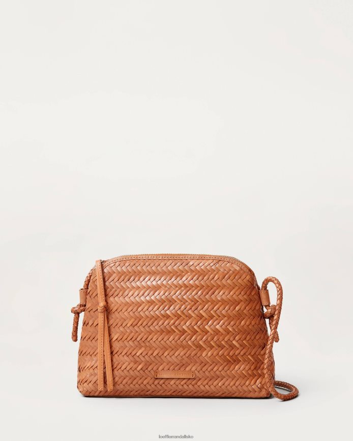 Kvinder Loeffler Randall mallory brun vævet crossbody tømmer poser P64XZ4324