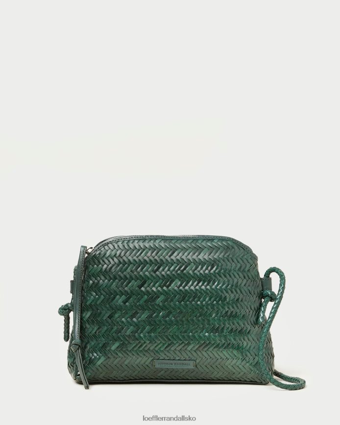 Kvinder Loeffler Randall mallory vævet crossbody Skov poser P64XZ4326