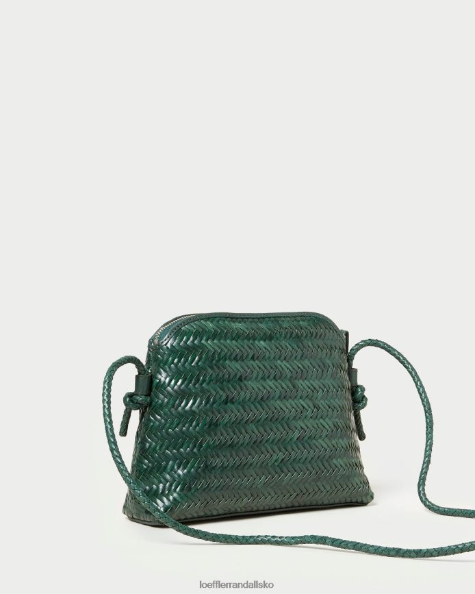 Kvinder Loeffler Randall mallory vævet crossbody Skov poser P64XZ4326