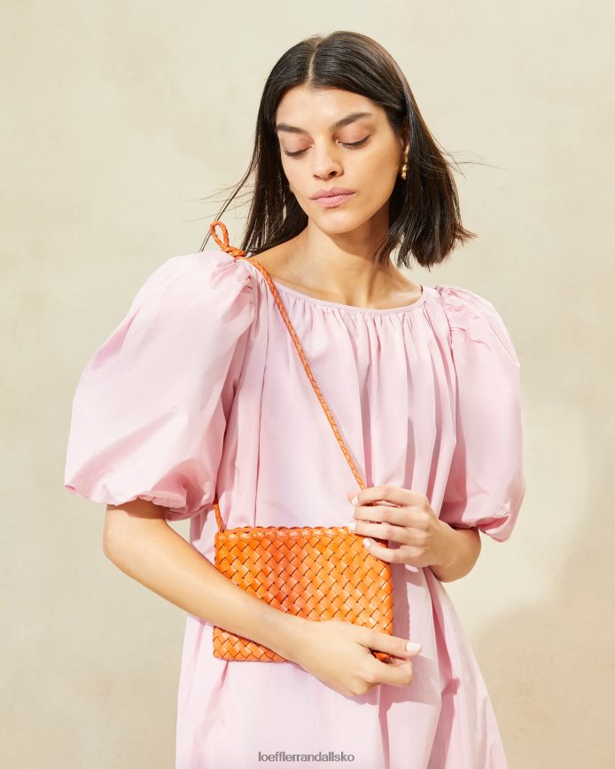 Kvinder Loeffler Randall marison vævet crossbody mandarin poser P64XZ4329
