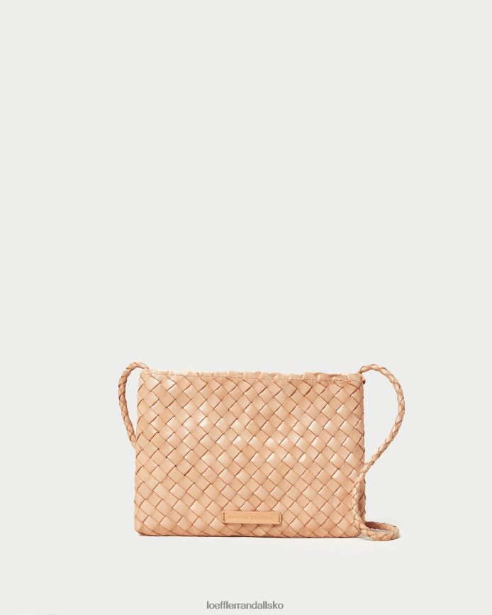 Kvinder Loeffler Randall marison vævet crossbody ørkensand poser P64XZ4325