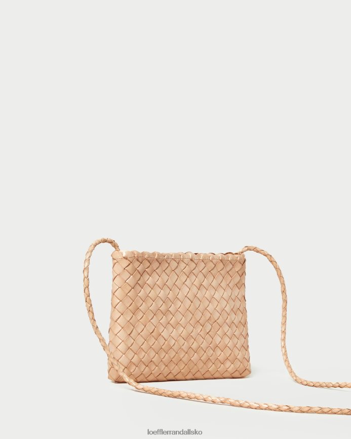Kvinder Loeffler Randall marison vævet crossbody ørkensand poser P64XZ4325