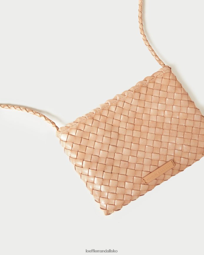 Kvinder Loeffler Randall marison vævet crossbody ørkensand poser P64XZ4325