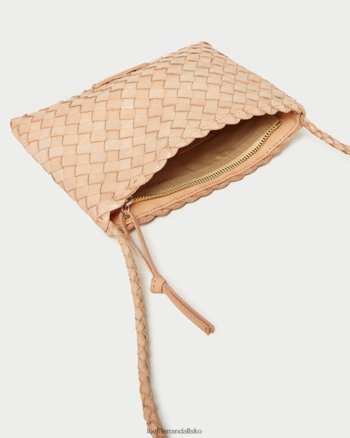 Kvinder Loeffler Randall marison vævet crossbody ørkensand poser P64XZ4325