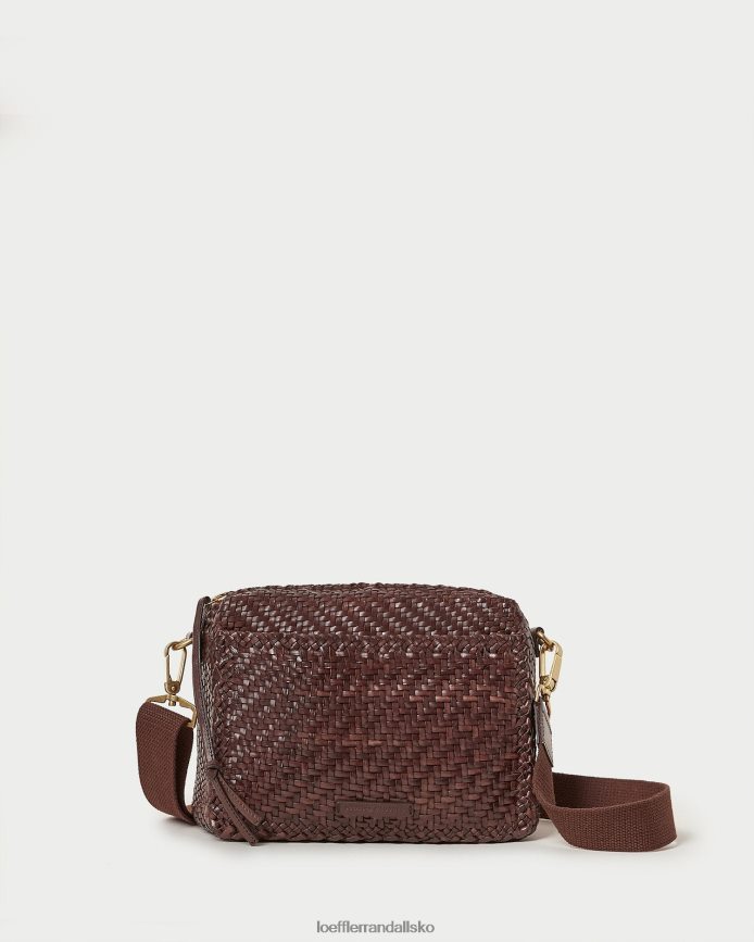 Kvinder Loeffler Randall patricia vævet kamerataske chokolade poser P64XZ4327