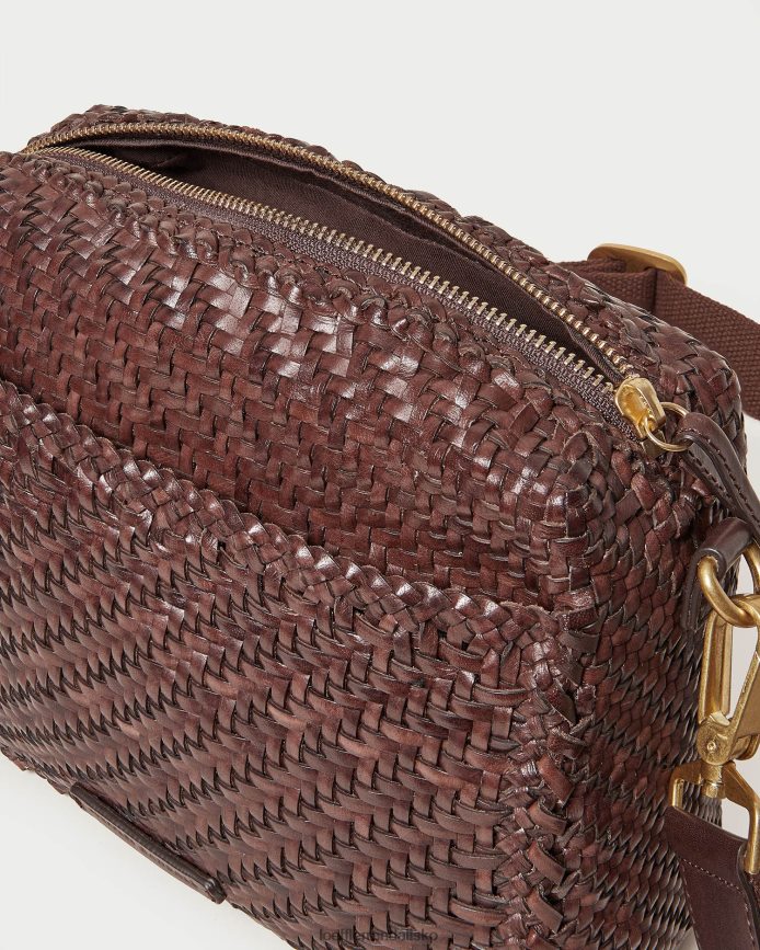 Kvinder Loeffler Randall patricia vævet kamerataske chokolade poser P64XZ4327