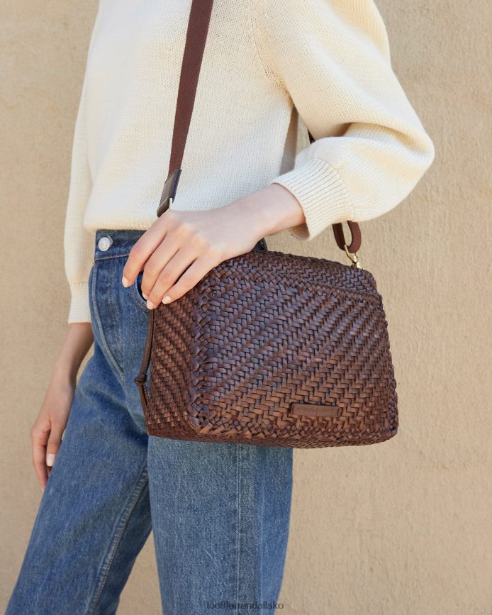 Kvinder Loeffler Randall patricia vævet kamerataske chokolade poser P64XZ4327