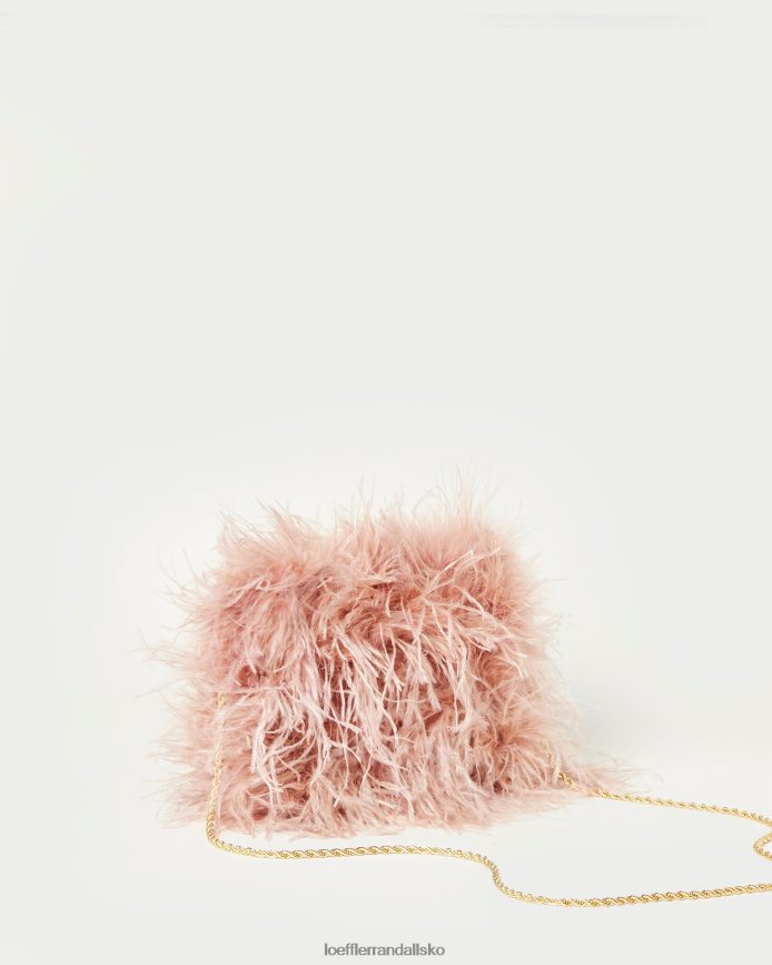 Kvinder Loeffler Randall Zahara mini fjertaske rødme poser P64XZ4343