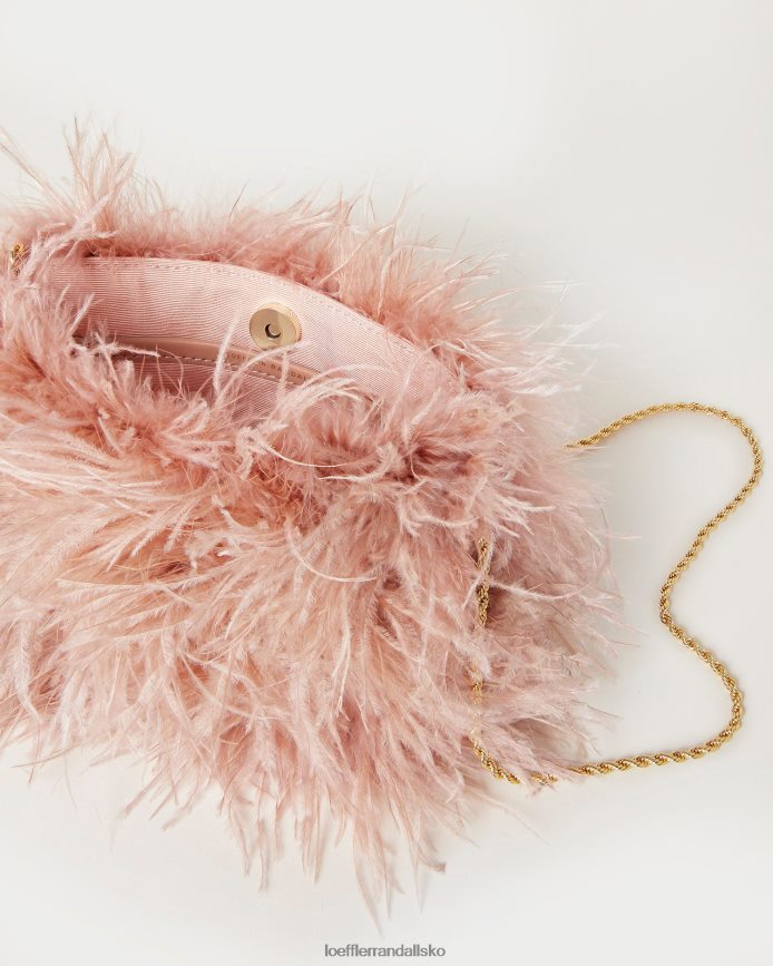 Kvinder Loeffler Randall Zahara mini fjertaske rødme poser P64XZ4343