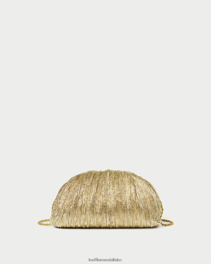 Kvinder Loeffler Randall bailey plisseret kuppel clutch oro poser P64XZ4397