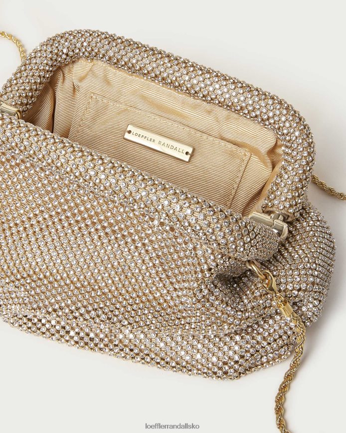 Kvinder Loeffler Randall doreen diamantrammetaske guld poser P64XZ4337