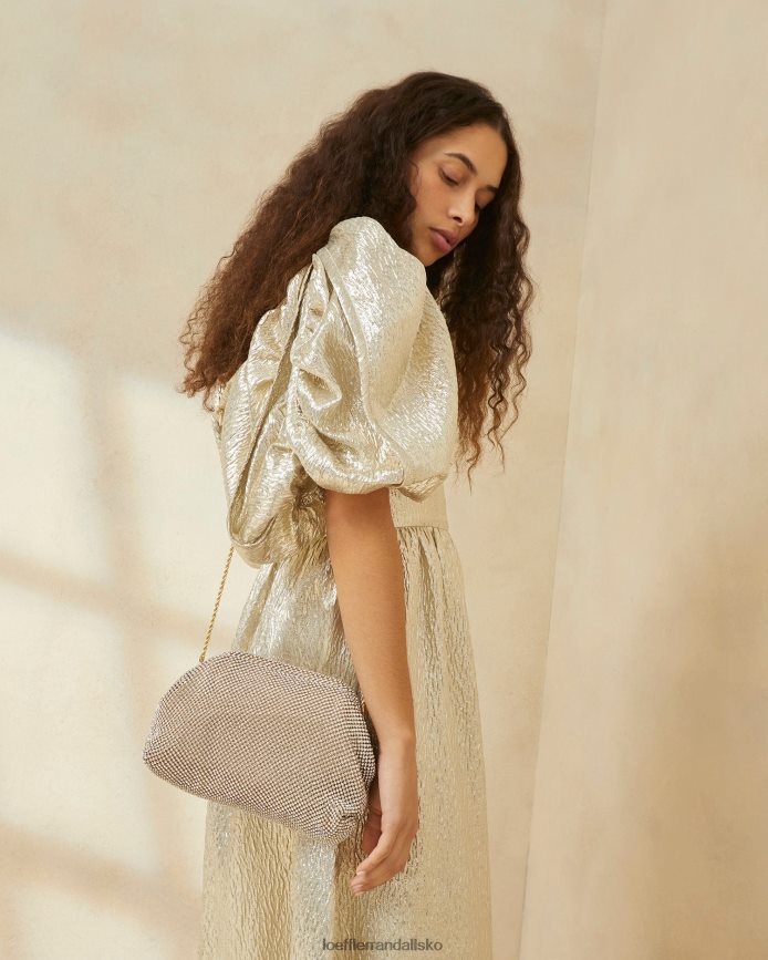 Kvinder Loeffler Randall doreen diamantrammetaske guld poser P64XZ4337