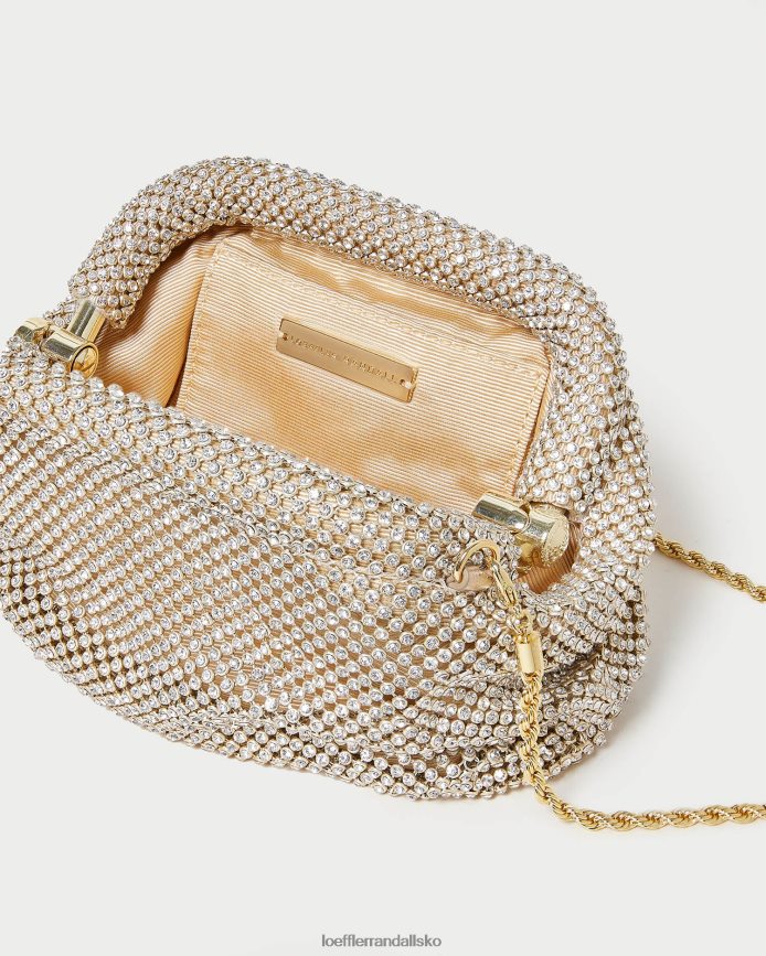 Kvinder Loeffler Randall doris diamant minitaske guld poser P64XZ4356
