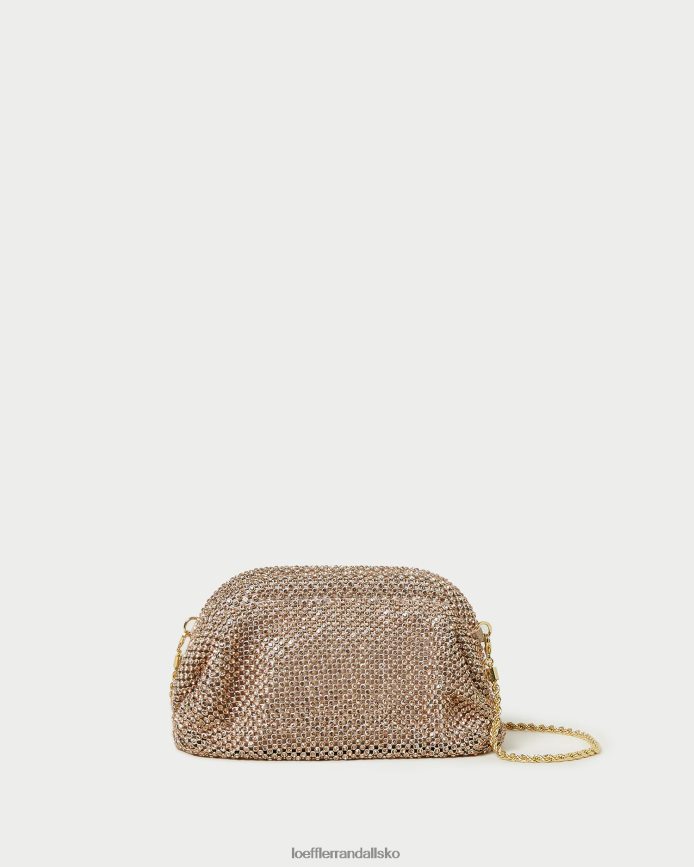 Kvinder Loeffler Randall doris diamant minitaske lys fersken poser P64XZ4369
