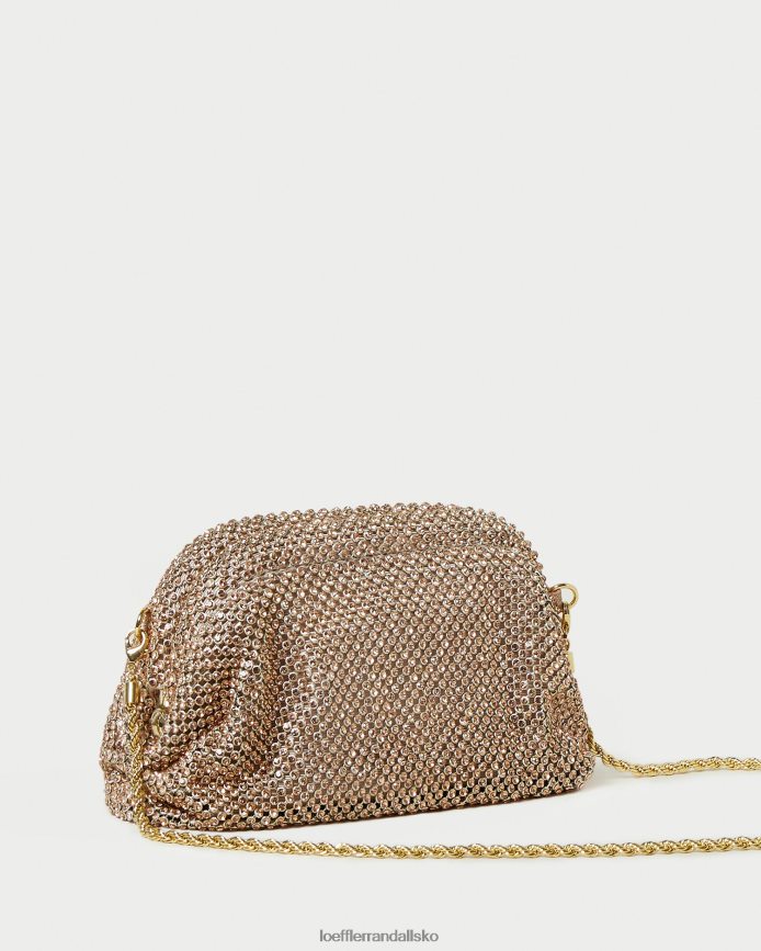 Kvinder Loeffler Randall doris diamant minitaske lys fersken poser P64XZ4369