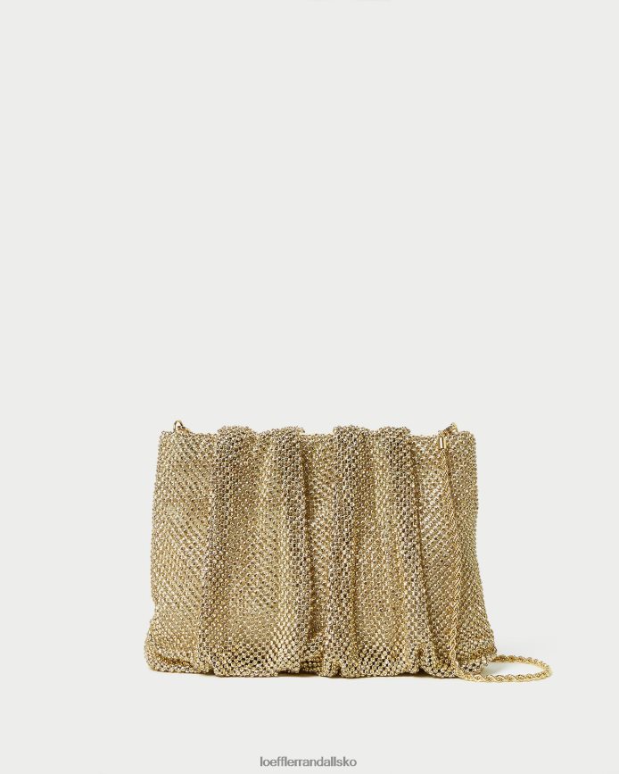 Kvinder Loeffler Randall glødet diamante clutch hø poser P64XZ4385