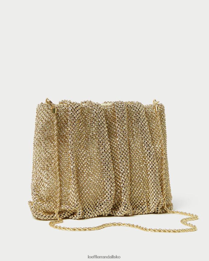 Kvinder Loeffler Randall glødet diamante clutch hø poser P64XZ4385