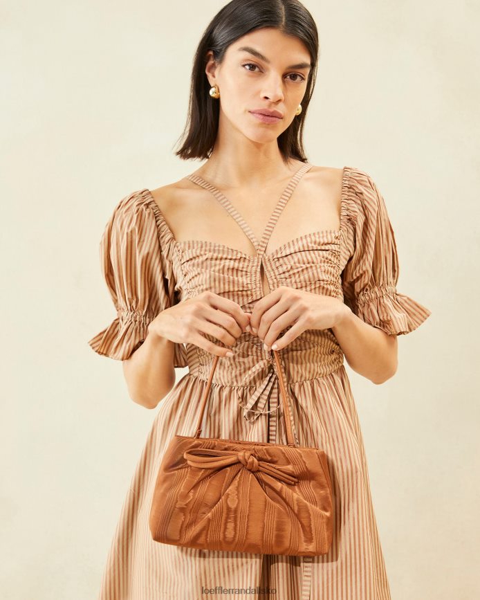 Kvinder Loeffler Randall iona puffed bue clutch muskatnød poser P64XZ4379