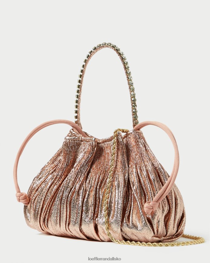 Kvinder Loeffler Randall layne plisseret pose klit poser P64XZ4388