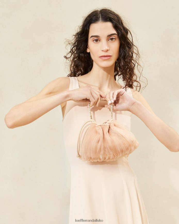 Kvinder Loeffler Randall layne plisseret pose skønhed poser P64XZ4377