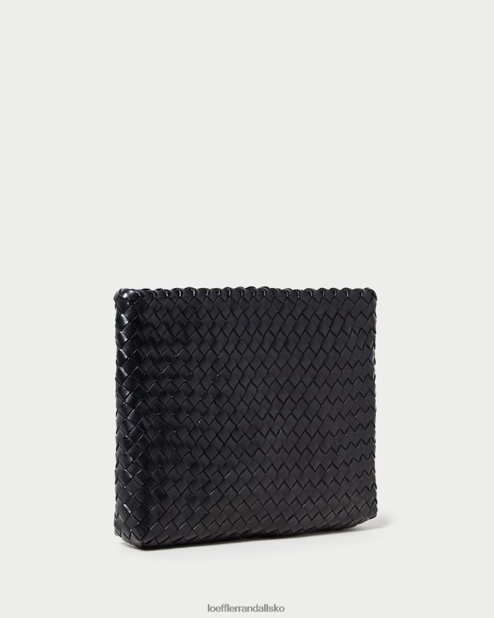 Kvinder Loeffler Randall marissa fladvævet clutch sort poser P64XZ4352