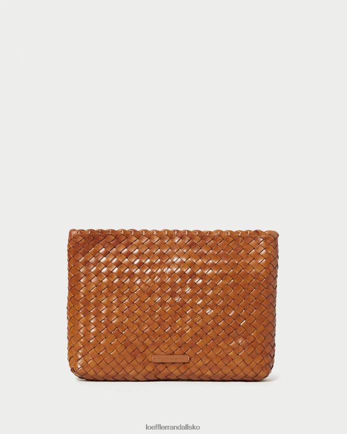 Kvinder Loeffler Randall marissa fladvævet clutch tømmer poser P64XZ4353