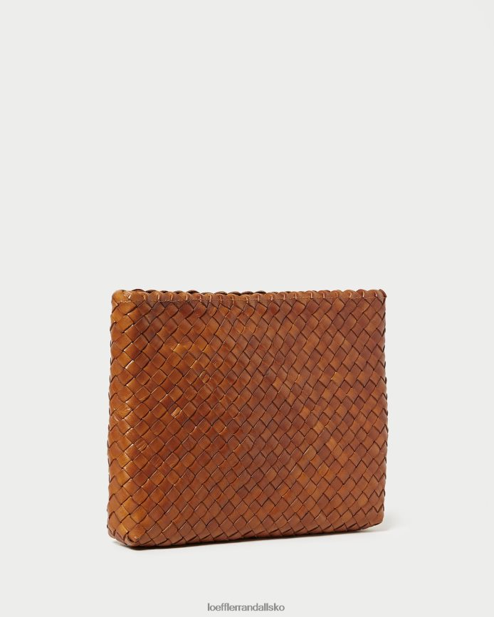 Kvinder Loeffler Randall marissa fladvævet clutch tømmer poser P64XZ4353
