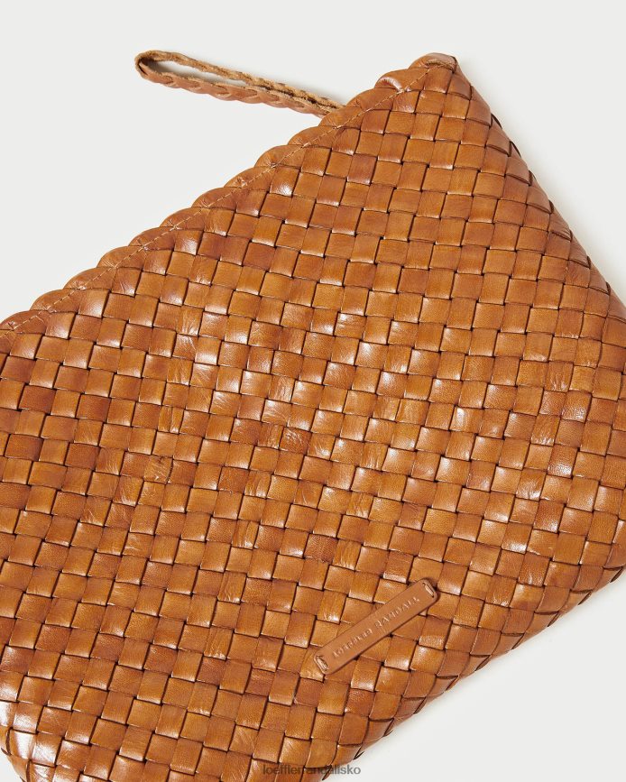 Kvinder Loeffler Randall marissa fladvævet clutch tømmer poser P64XZ4353