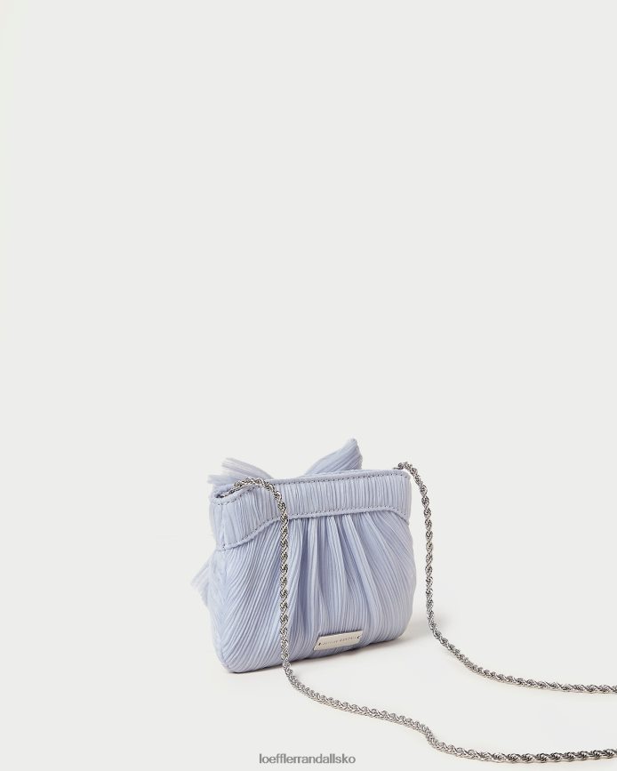 Kvinder Loeffler Randall rochelle mini bue clutch blå poser P64XZ4339