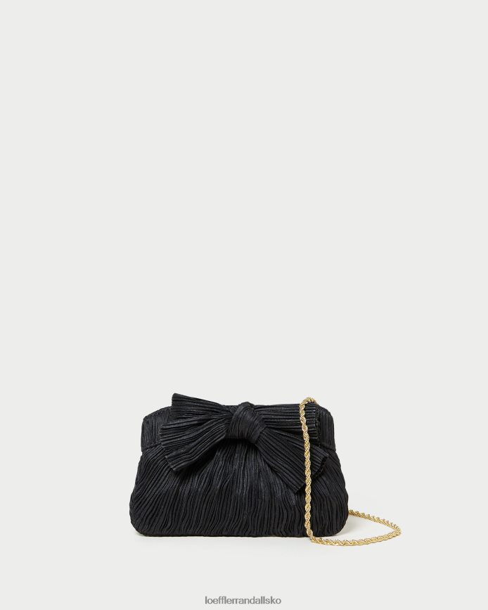 Kvinder Loeffler Randall rochelle mini bue clutch sort poser P64XZ4349