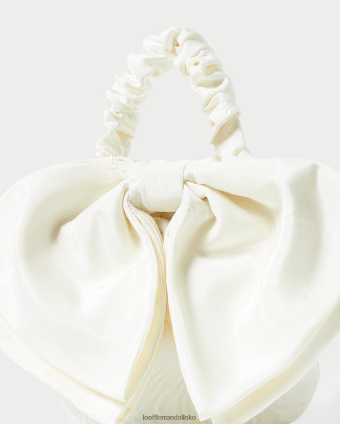 Kvinder Loeffler Randall sierra mini bow clutch fløde poser P64XZ4396
