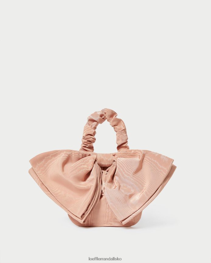 Kvinder Loeffler Randall sierra mini bow clutch rødme poser P64XZ4381