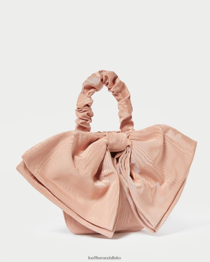 Kvinder Loeffler Randall sierra mini bow clutch rødme poser P64XZ4381