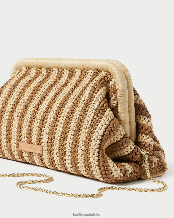 Kvinder Loeffler Randall trudie rammekobling naturlig/brun poser P64XZ4392