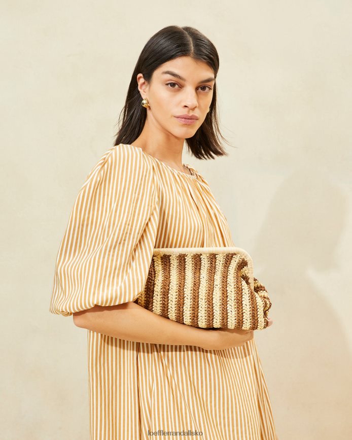 Kvinder Loeffler Randall trudie rammekobling naturlig/brun poser P64XZ4392