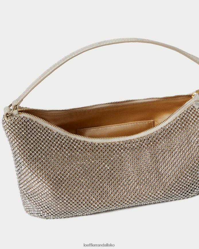 Kvinder Loeffler Randall cam diamante baguette taske guld poser P64XZ4399