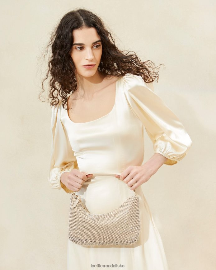 Kvinder Loeffler Randall cam diamante baguette taske guld poser P64XZ4399