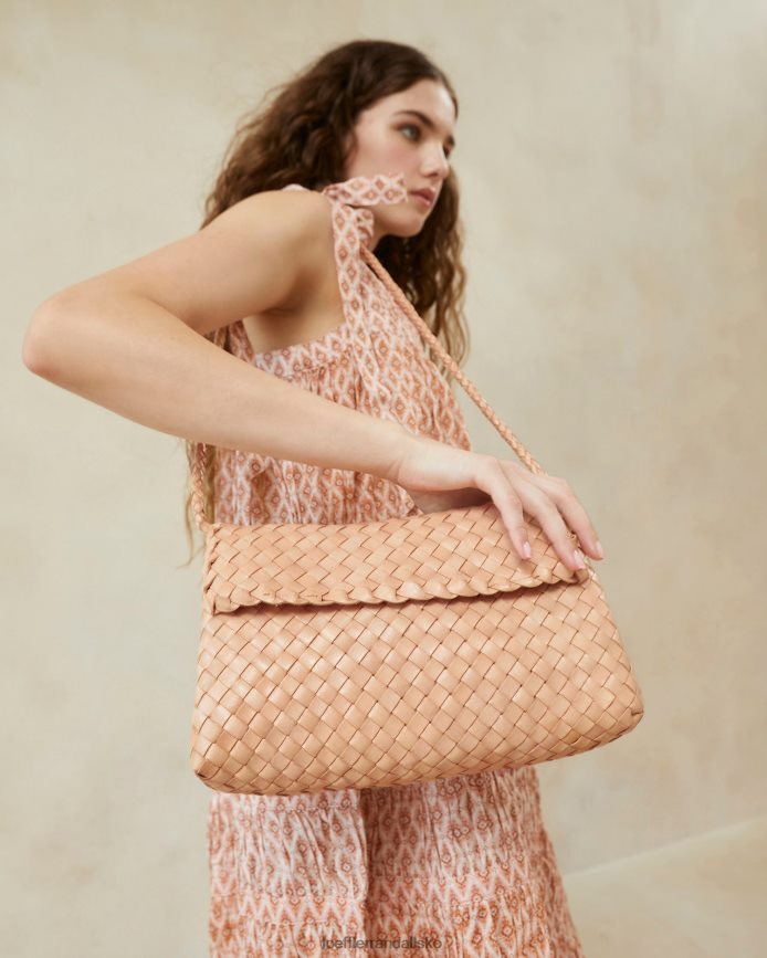 Kvinder Loeffler Randall mabel skuldertaske ørkensand poser P64XZ4402