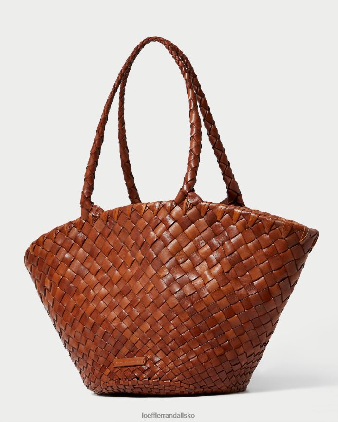 Kvinder Loeffler Randall kai vævet læder tote tømmer poser P64XZ4318