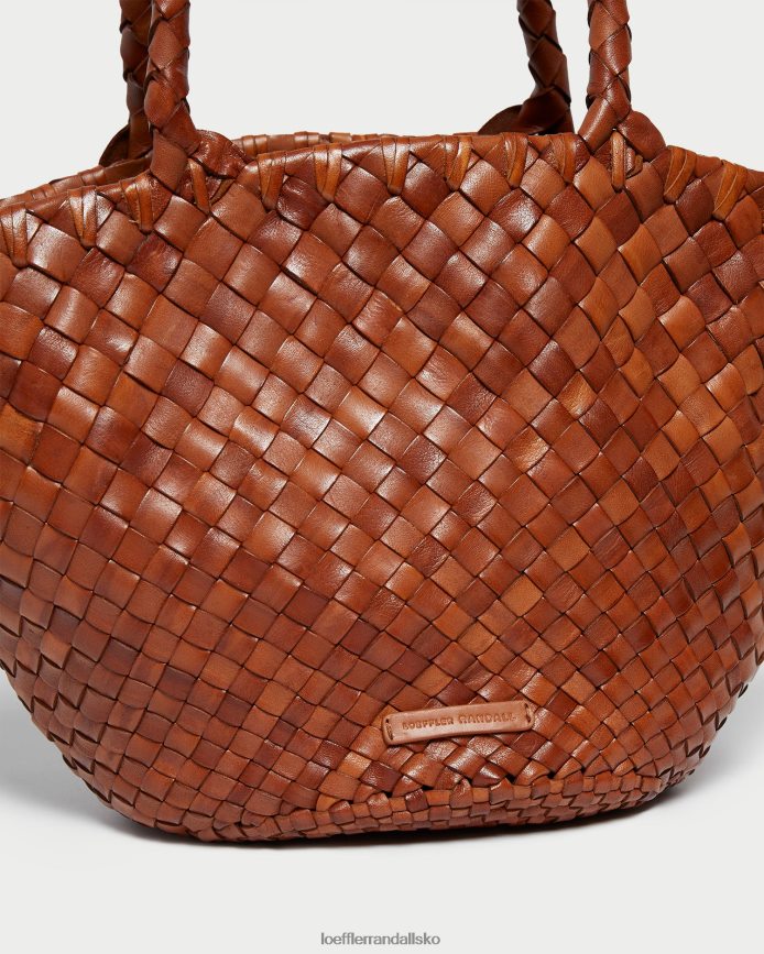 Kvinder Loeffler Randall kai vævet læder tote tømmer poser P64XZ4318