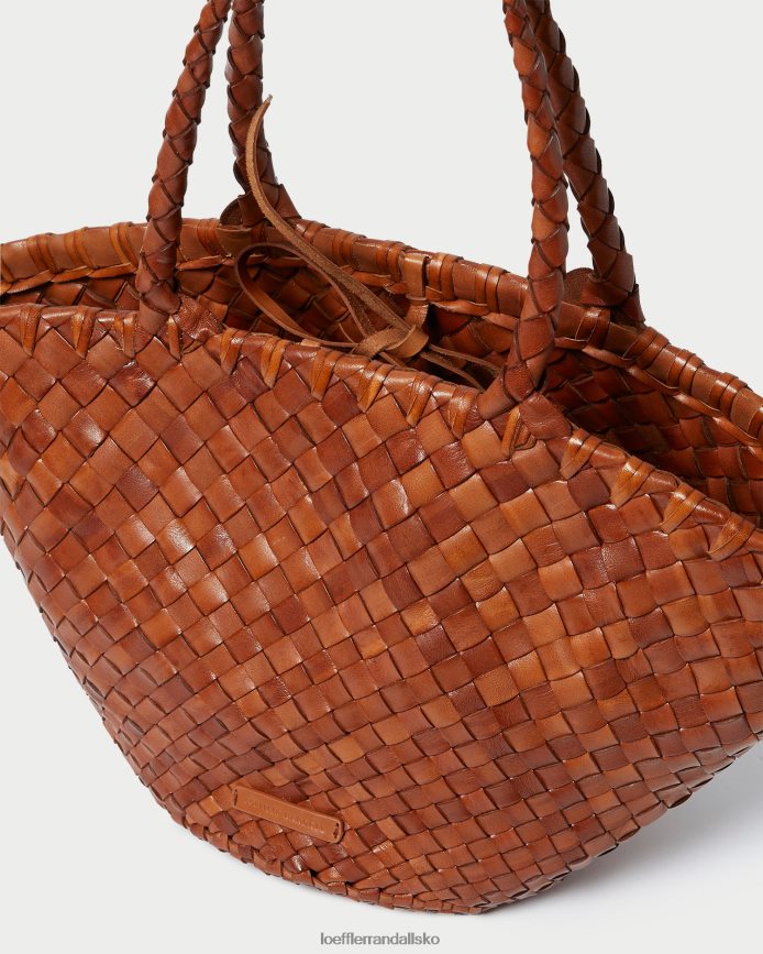 Kvinder Loeffler Randall kai vævet læder tote tømmer poser P64XZ4318