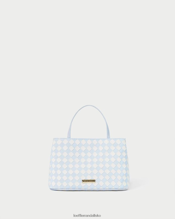 Kvinder Loeffler Randall minow mini tote lyseblå/creme poser P64XZ4317