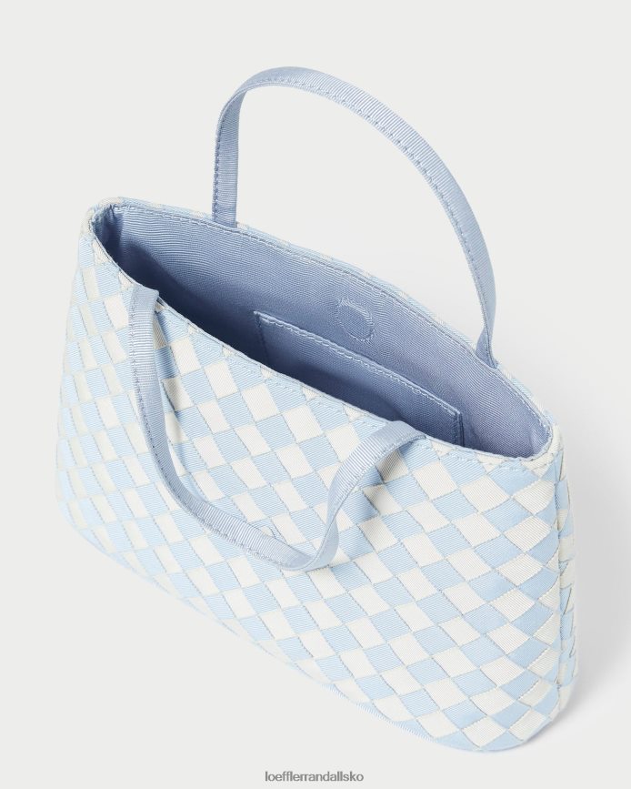 Kvinder Loeffler Randall minow mini tote lyseblå/creme poser P64XZ4317
