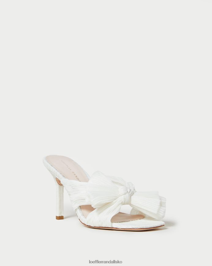Kvinder Loeffler Randall claudia plisseret sløjfemule perle sko P64XZ473