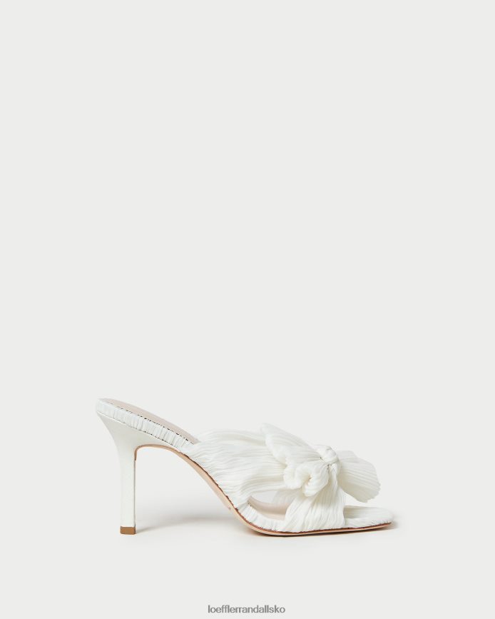 Kvinder Loeffler Randall claudia plisseret sløjfemule perle sko P64XZ473