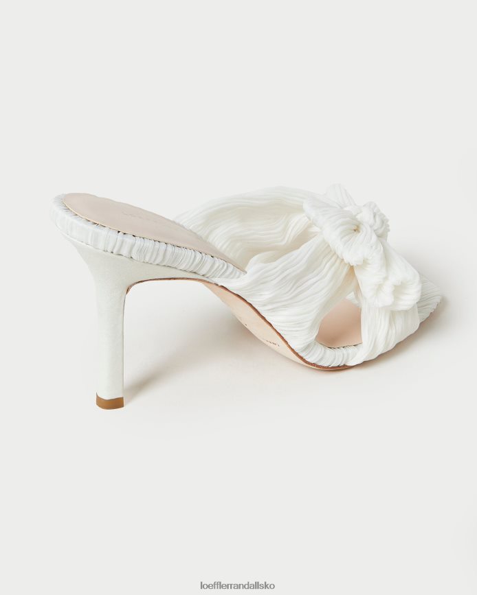 Kvinder Loeffler Randall claudia plisseret sløjfemule perle sko P64XZ473