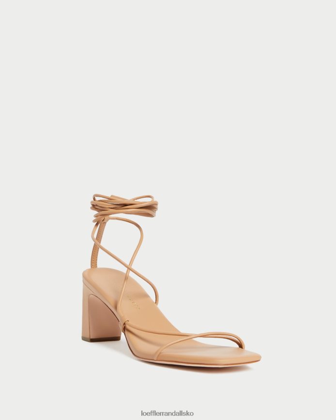 Kvinder Loeffler Randall cosette ankel wrap hæl klit sko P64XZ477