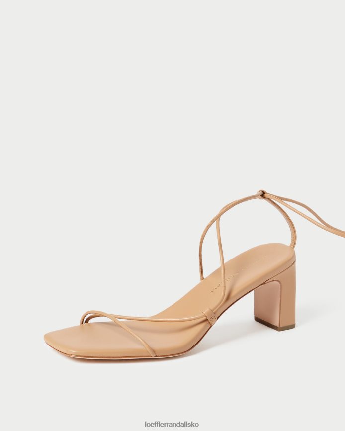 Kvinder Loeffler Randall cosette ankel wrap hæl klit sko P64XZ477