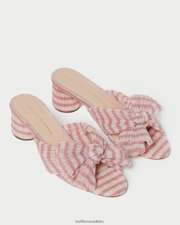 Kvinder Loeffler Randall emilia bue hæl blød pink gingham sko P64XZ479